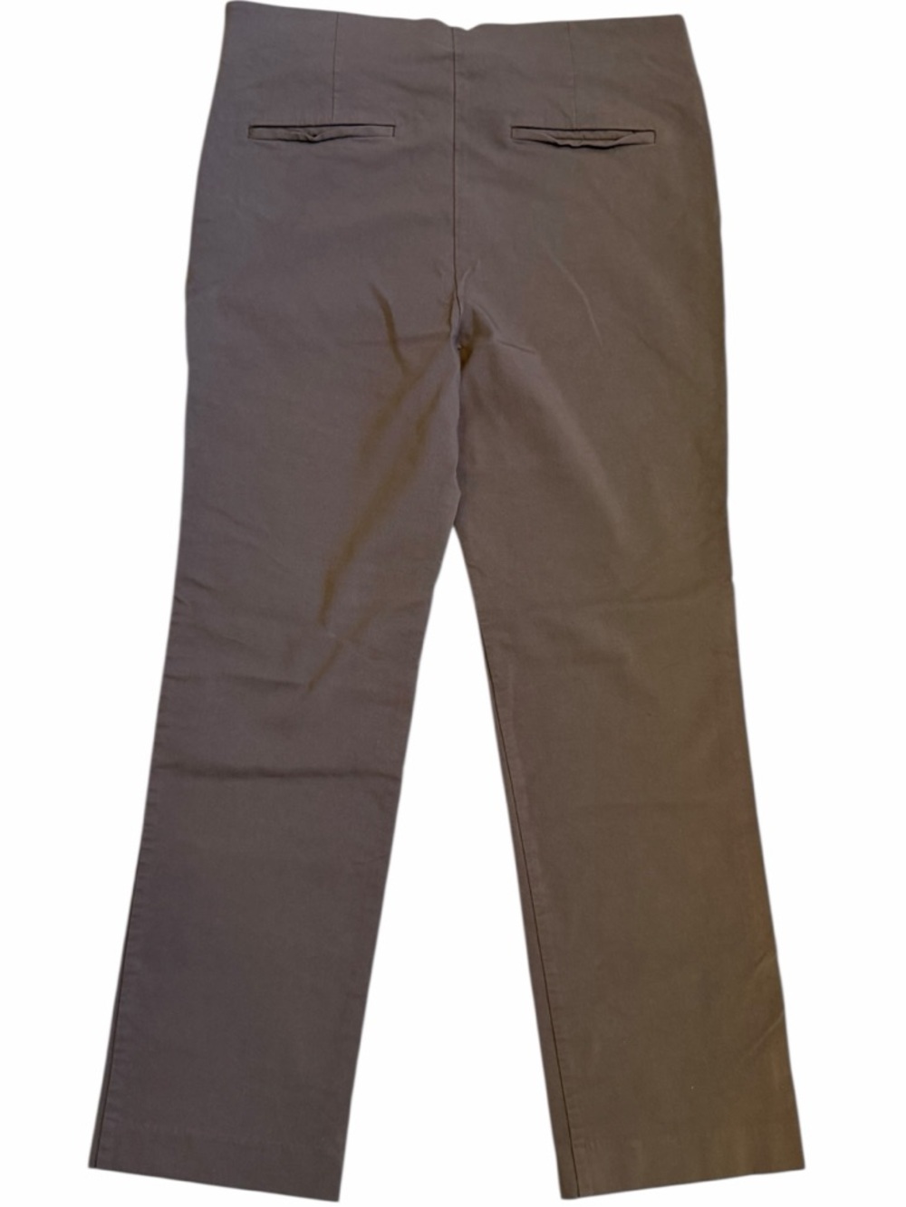 WHITE HOUSE BLACK MARKET SLIM ANKLE PANTS Side Zip Elastic Waist SIZE 12S SLIM - Picture 4 of 10